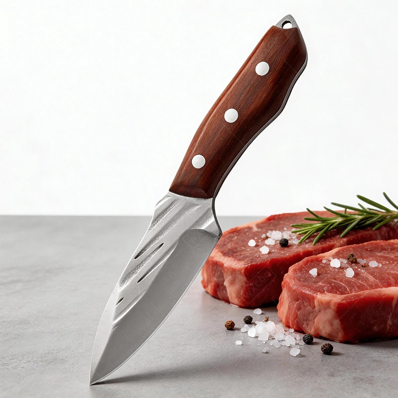WXCOO Kitchen Knife Meat Cleaver Butcher Knife Forged Boning Stainless Steel Fruit Vegetable Utility Paring Knife Cutting Knives