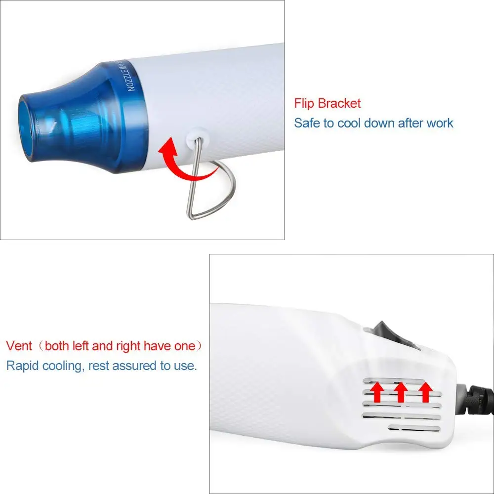 

1pc Hot Air Gun 220V Heat Gun for DIY Crafts Candle Making Supplies Wax Melting Tools