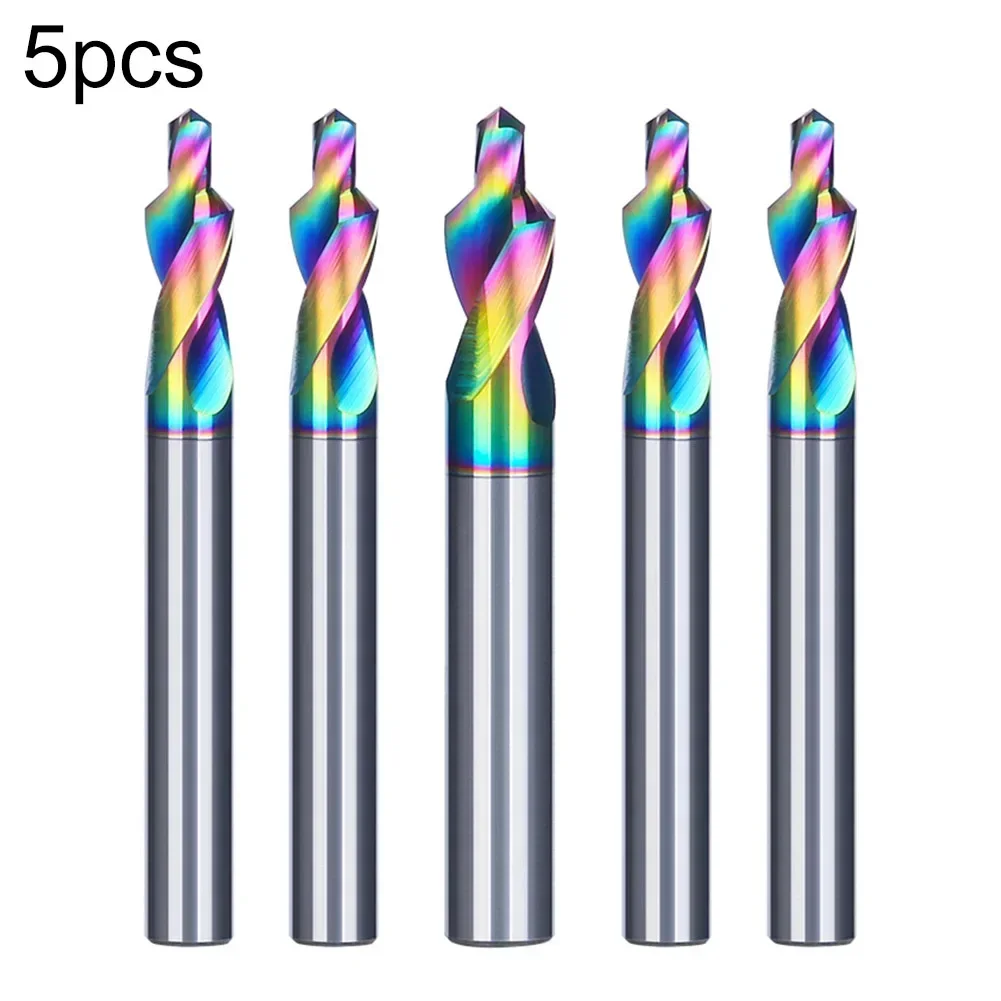 

CNC Engraving Drill Colored Steel Drill High-Speed Milling Tasks For CNC Machines Colored Steel Drill For Engraving