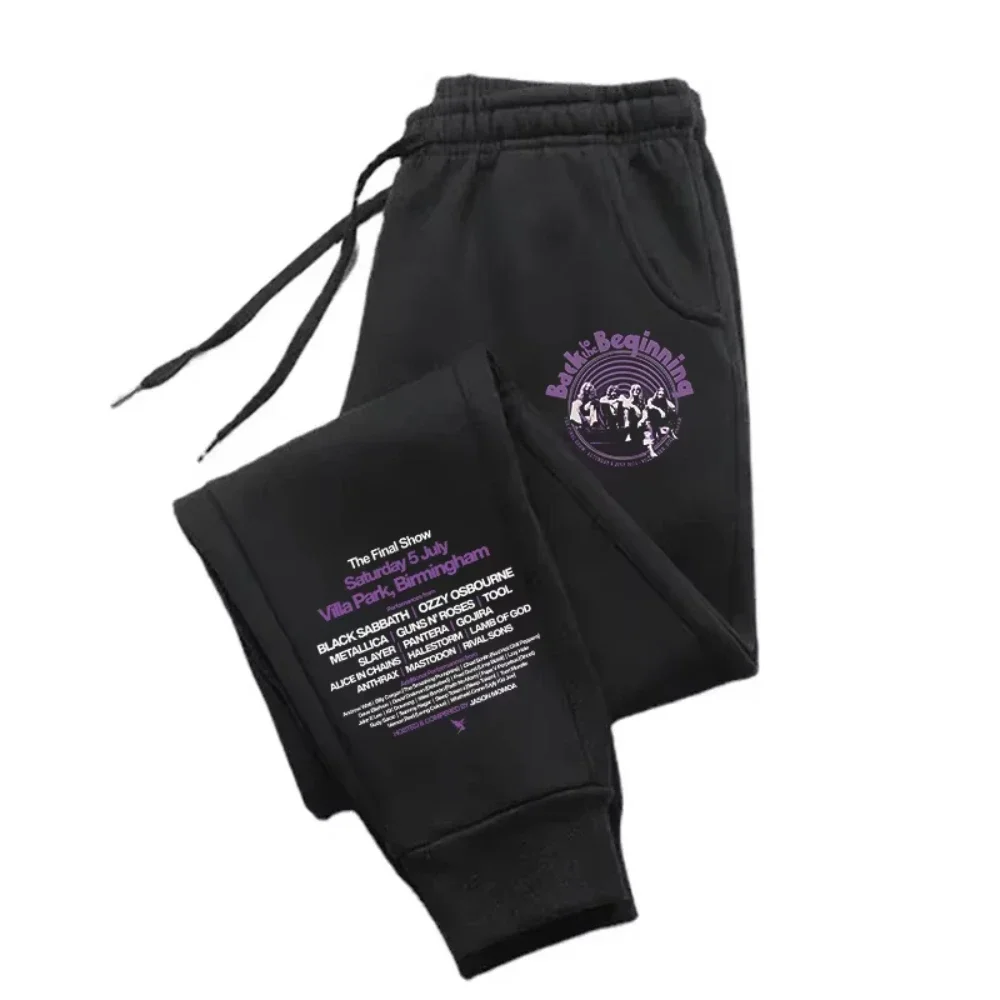 Pantalones Black Sabbath y Ozzy Osbourne, ropa de calle Harajuku, pantalones de chándal para correr para hombre y mujer, pantalones deportivos para correr con estampado