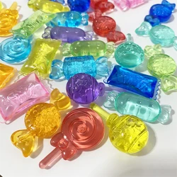 30Pieces 30-40mm Colorful Acrylic Transparent Candy Shape Game Pieces For Board Games Accessories