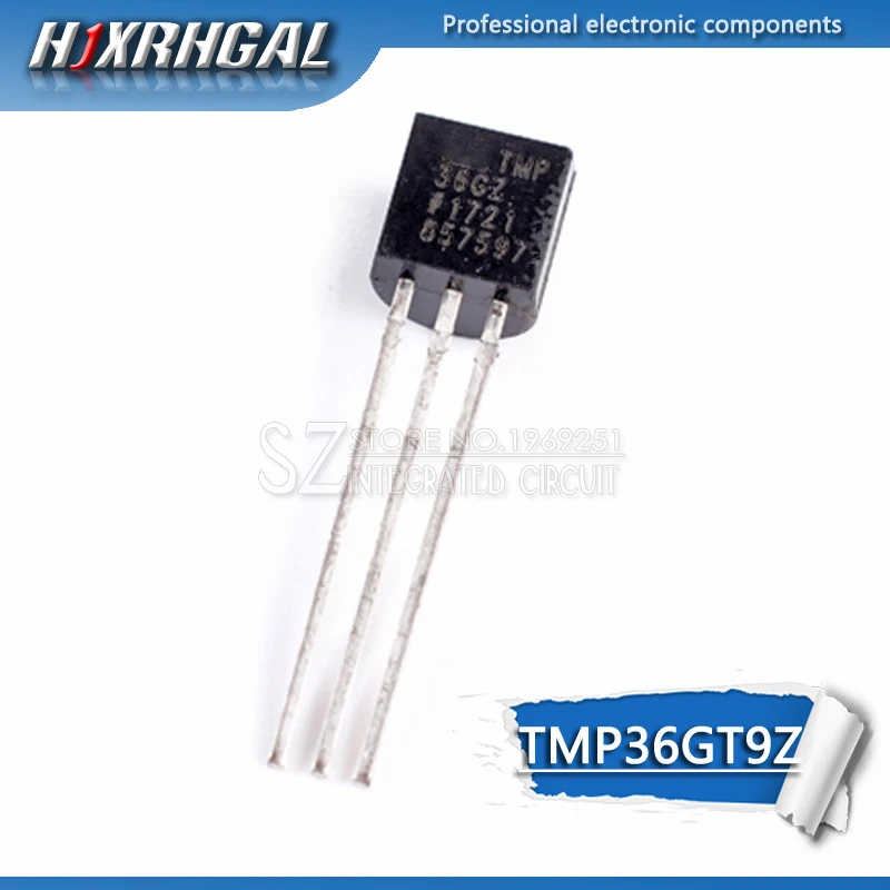 5pcs TMP36GT9Z TMP36GZ TMP36 TO-92 Temperature Sensor Transistor