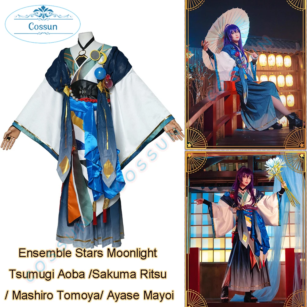 Game Ensemble Stars Moonlight Tsumugi Aoba /Sakuma Ritsu / Mashiro Tomoya/ Ayase Mayoi Cosplay Costume Halloween