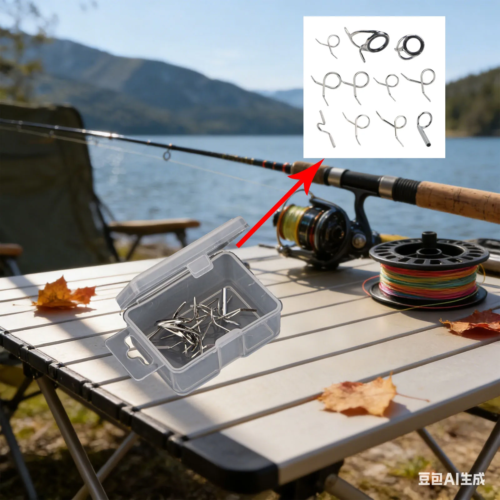 

Кольца-направляющие для удилищ из нержавеющей стали, прочные кольца и кольца-держатели для кончиков, аксессуары для ремонта нахлыстовых удилищ