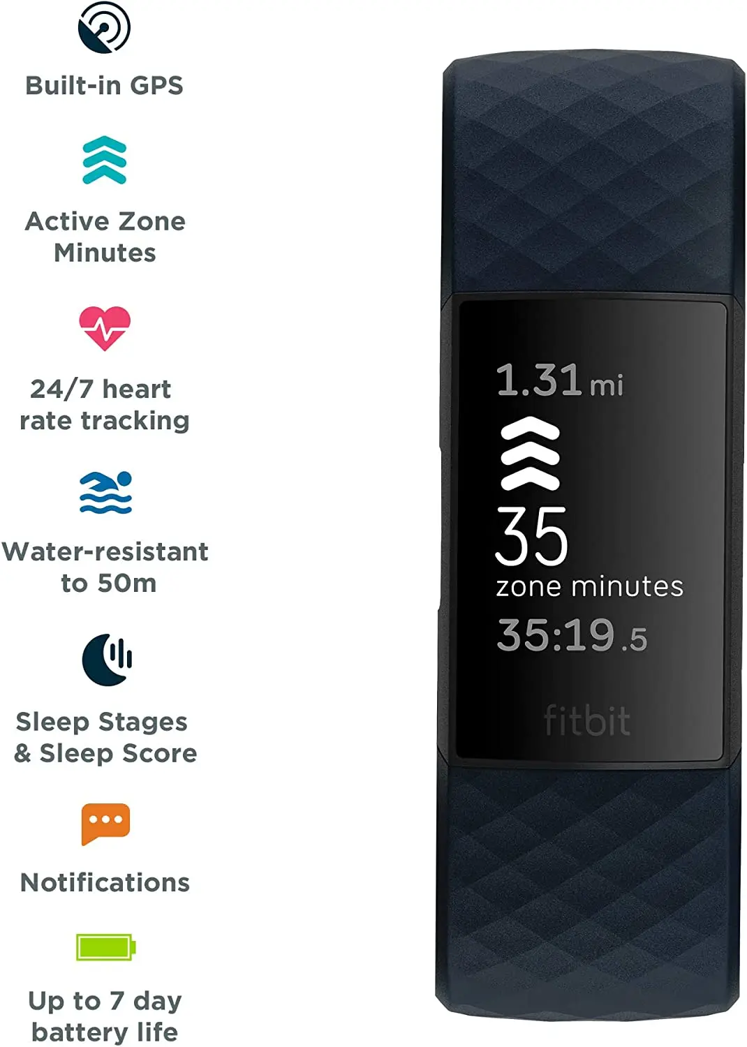 Original Fitbit Ladegerät 4 Smart Watch Band für Männer Frauen Sport uhren Fitness uhr Männer wasserdicht für Android und Apple Phone