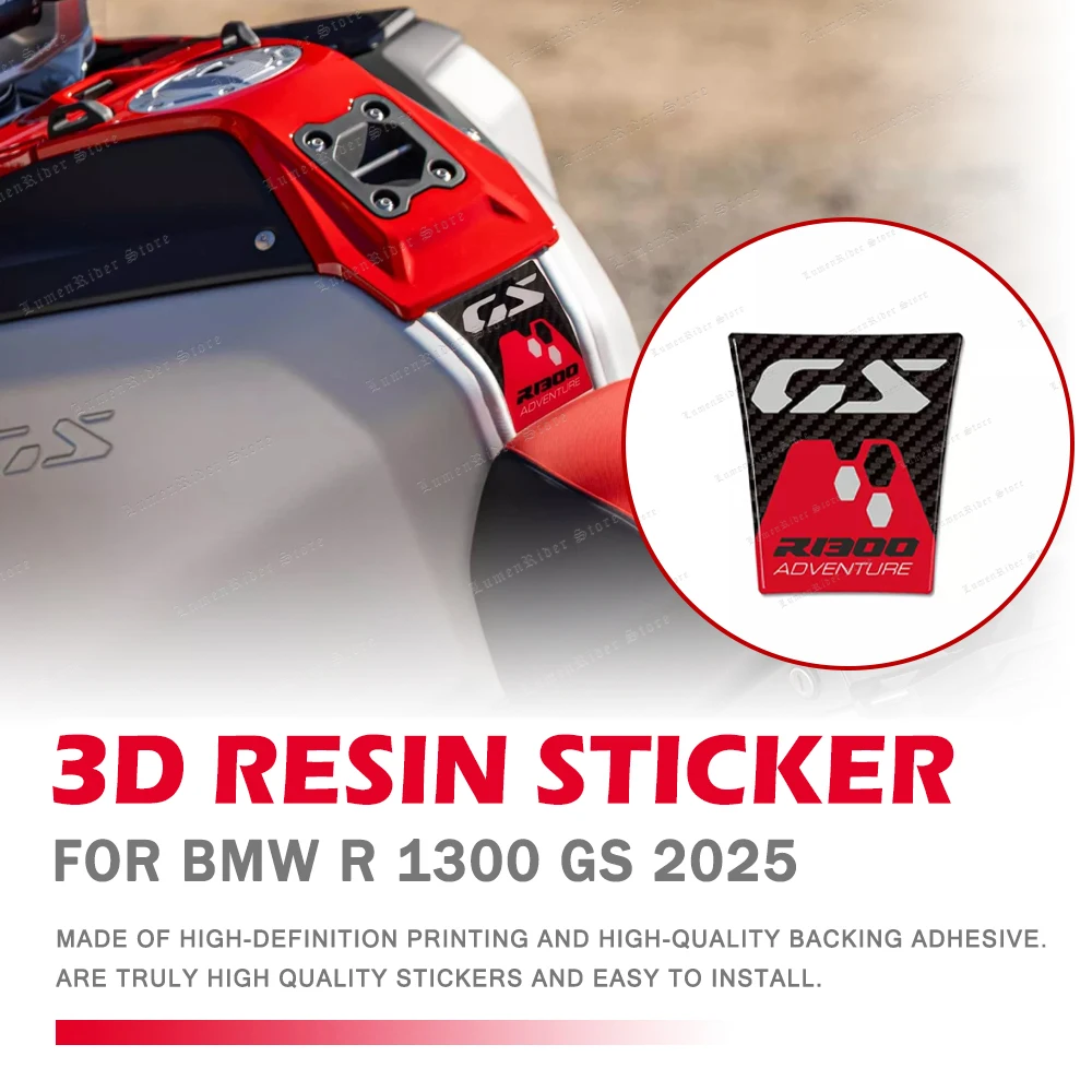 

For BMW R 1300 GS Adventure R1300GS ADV TROPHY 2025 Motorcycle Accessories 3D Epoxy Resin Tank Pad Protection Sticker