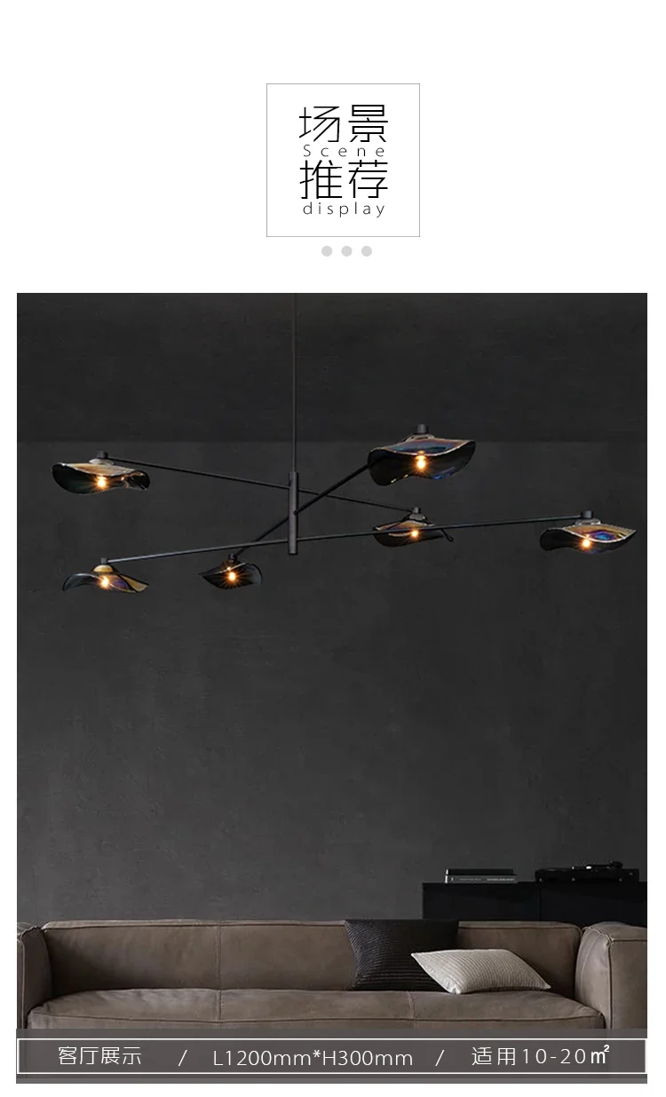 LED Chandelier Lighting Dining Living Room Plated