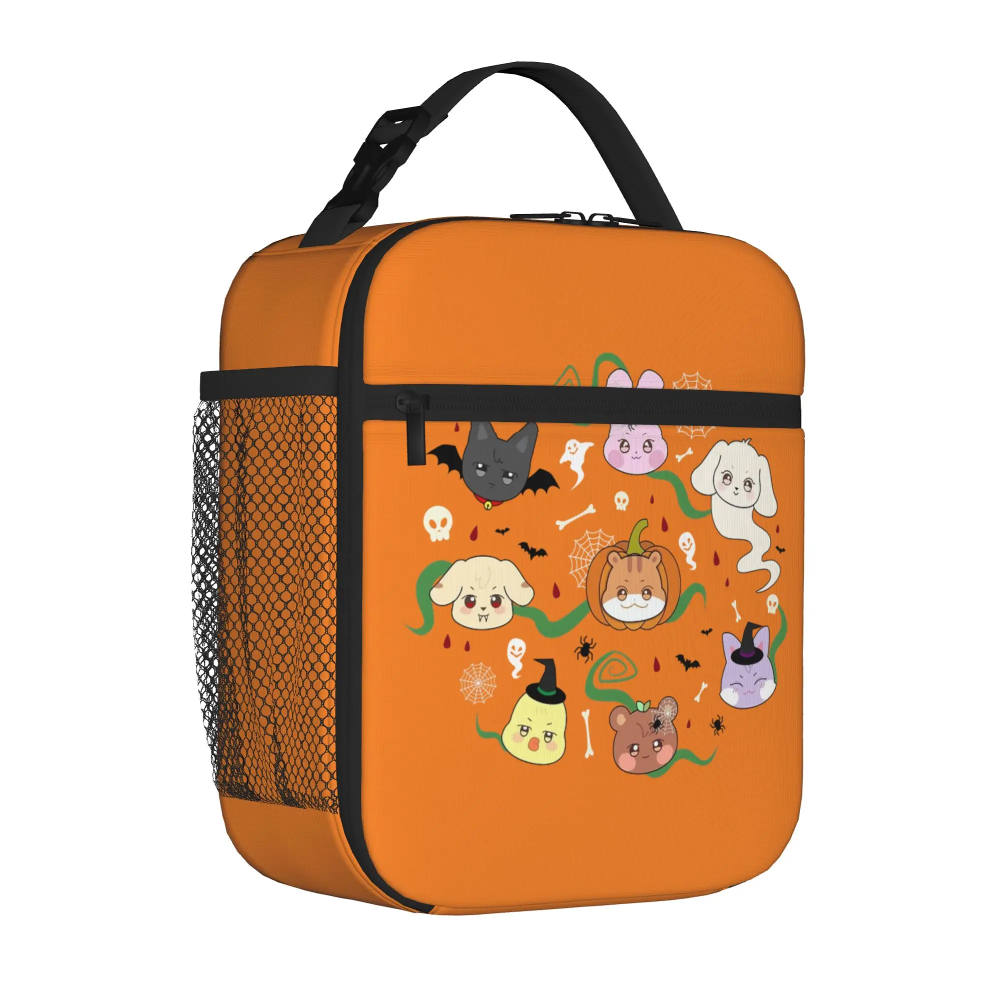 Kpop Boy Group A-Ateez Thermal Insulated Lunch Bag for Travel  Reusable Bento Box Cooler Thermal Lunch Boxes