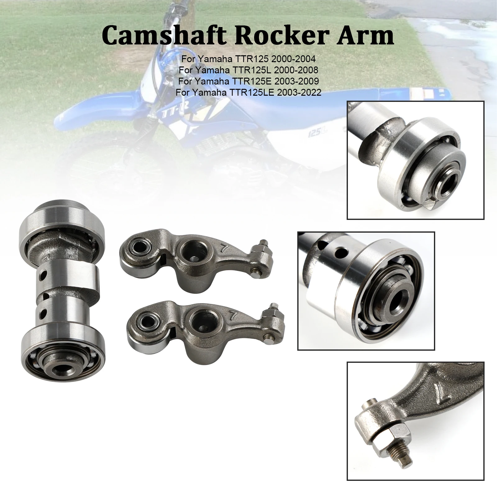 Camshaft Rocker Arm for Yamaha TTR125 TTR125L TTR125E TTR125LE 2003-2022