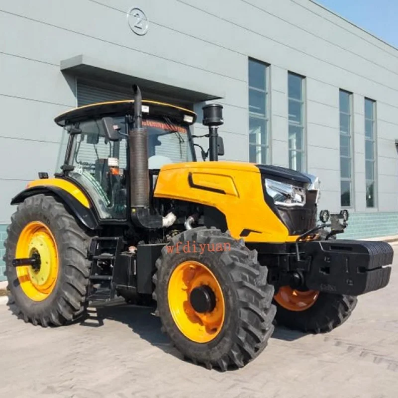 Tracteur agricole 210hp, fabriqué en Chine, équipement de machines agricoles, esprit de jardin, 4x4