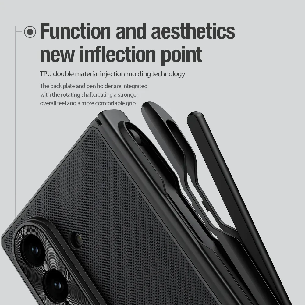 Nillkin For Samsung Galaxy Z Fold 7 5G with Customs S-Pen  Case Frosted Prop lens Cover Protector camera protecion