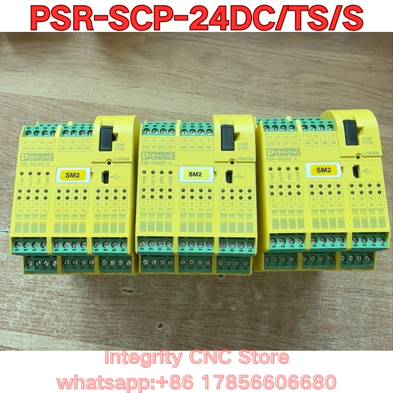 Second-hand PSR-SCP-24DC/TS/S safety module function test is normal