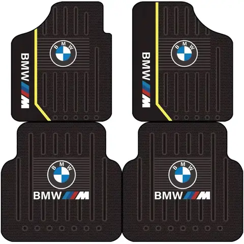 BMW M 1 2 3 4 5 7 시리즈 X1 X3 X4 X5 X6 X7 F10 F30 E46 E60 용 자동차 바닥 매트 앞좌석 & 뒷좌석 카펫 바닥 쿠션 액세서리