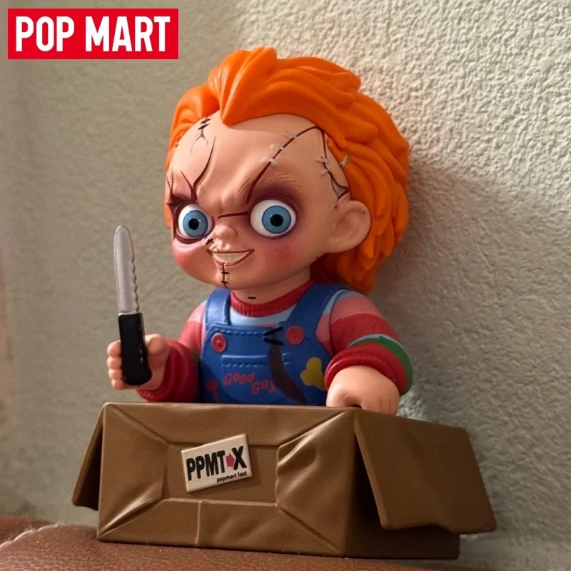 

POPMART Chucky Franchise Series Trendy Blind Box Toys Mystery Box Mistery Action Figure Surprise Kawaii Model Kids Birthday Gift