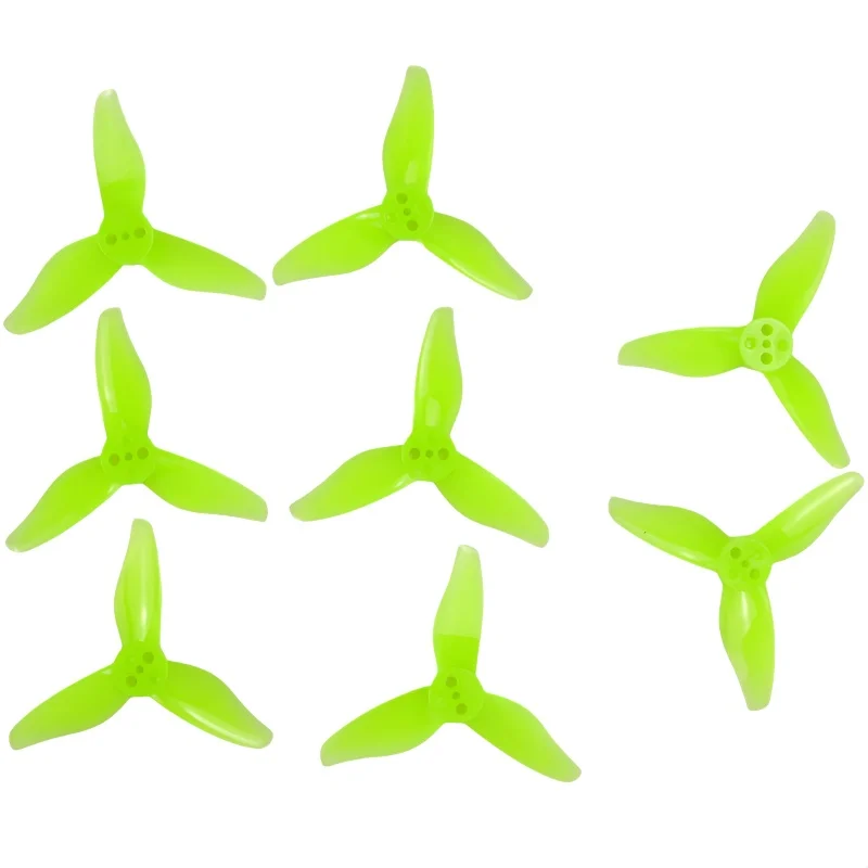 4 أزواج/8 قطع Gemfan2023 2X2.3X3 3 شفرات مسواك المروحة 1.5 مللي متر لطائرة سباق بدون طيار FPV