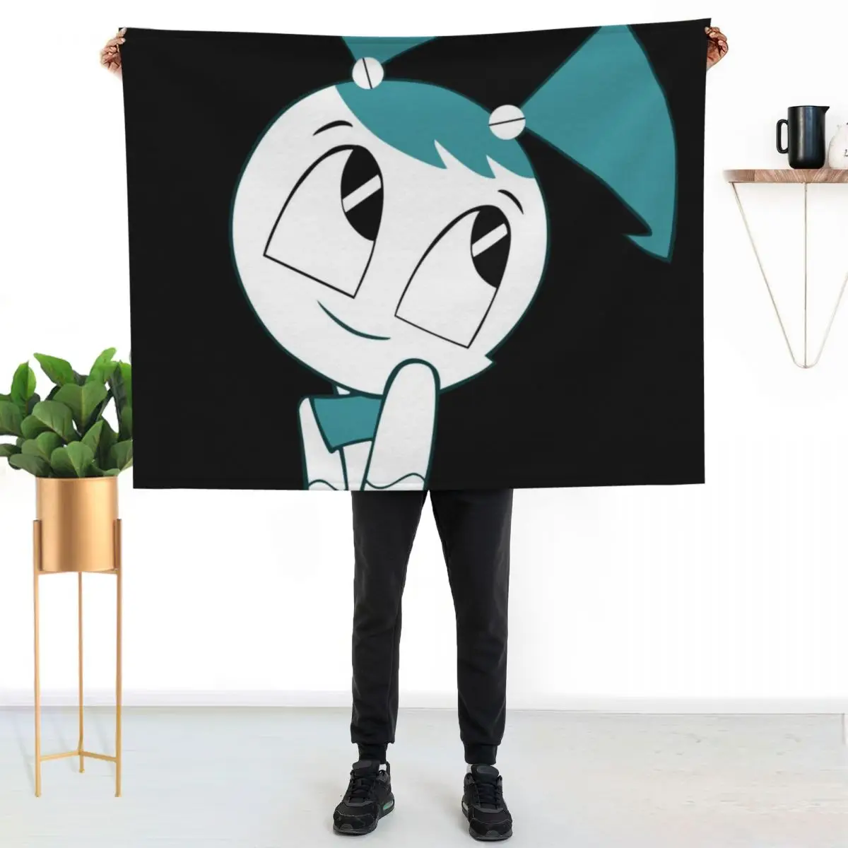 

Jenny the Teenage Robot (XJ9) HD Throw Blanket Compact Warm Blanket for Car Road Trip