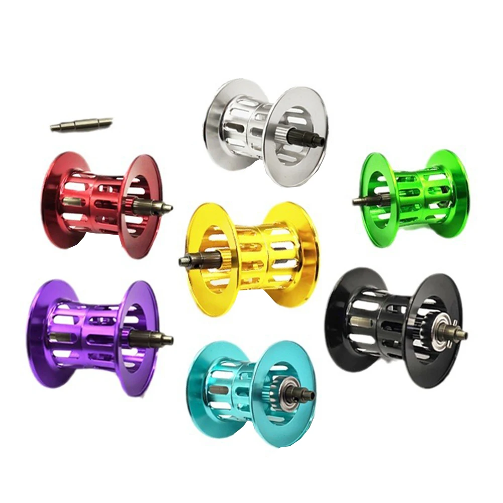 1 Set Fishing Reel Spool Metal Fishing Accessories For ABU BMAX3/PMAX3 B3 P3 S3 For REVO4 Fishing Reel Spool With Bearing