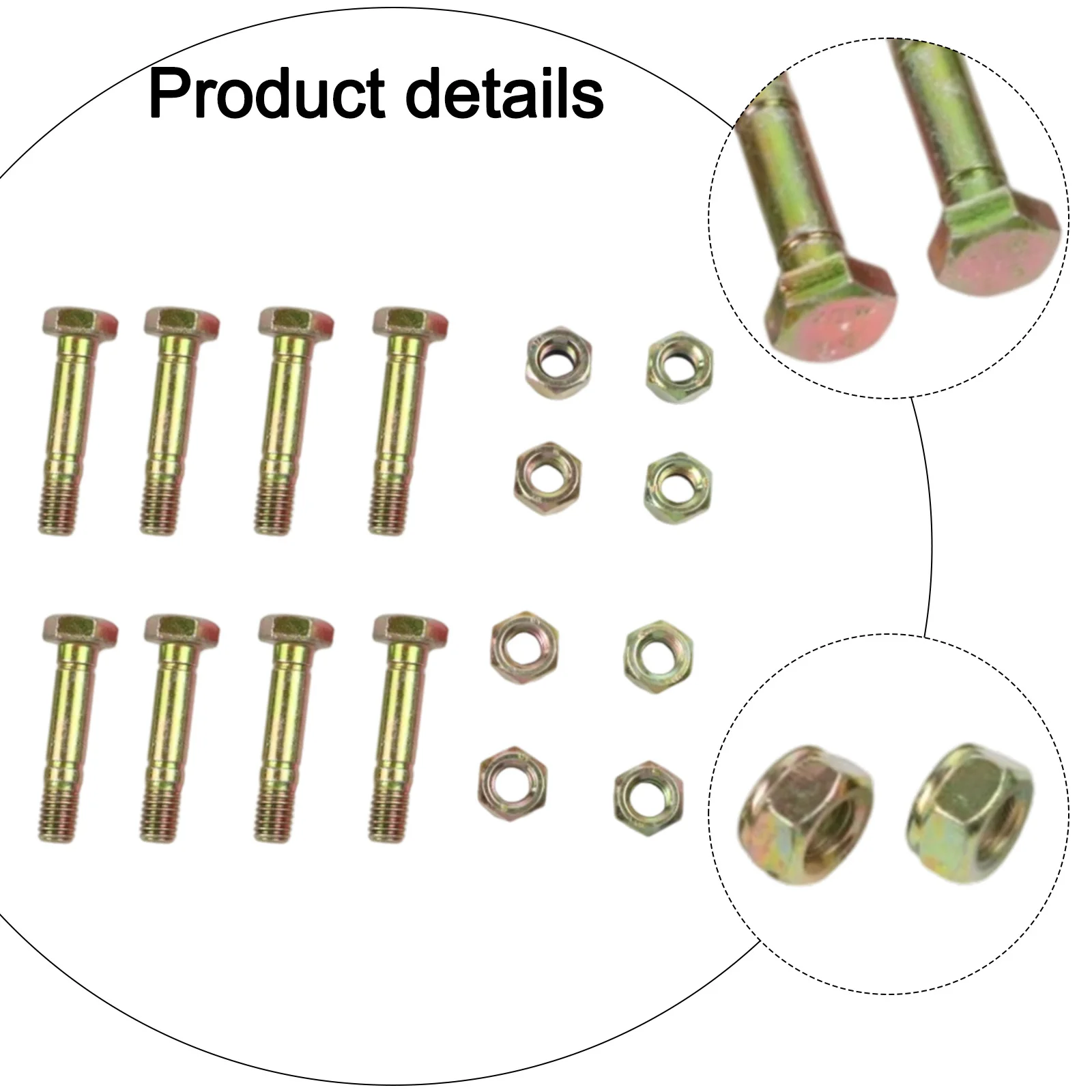 Mechanical Equipment Shear Bolt Kit Repair Projects Reliable Performance Secure Fit Strong Material For ST524 For ST624