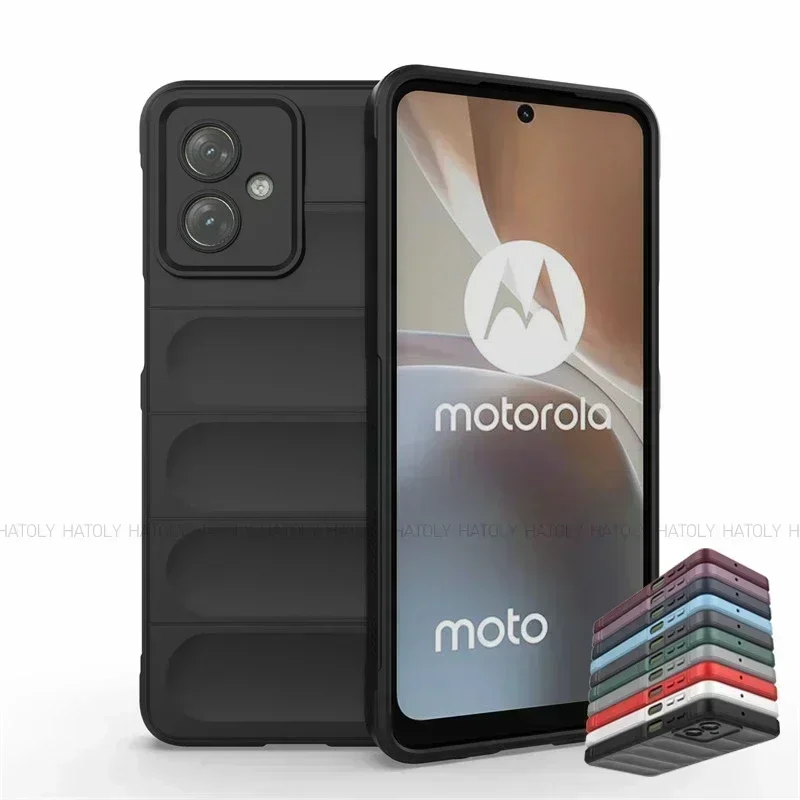 For Motorola Moto G54 Case Motorola Moto G54 G84 5G Cover Matte TPU Case Shockproof Silicone Protective Phone Cover Moto G54