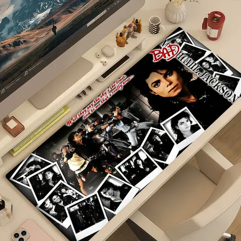 Mouse Pad MousePad Non-slip Lockedge Office Student Gaming Thickened Large Jackson Singer Writing Cool Pad M-Michael Cushion