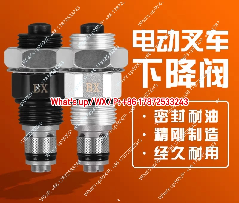 Forklift accessories, semi electric descent valve control button, one-way valve, battery stacker MV03 control