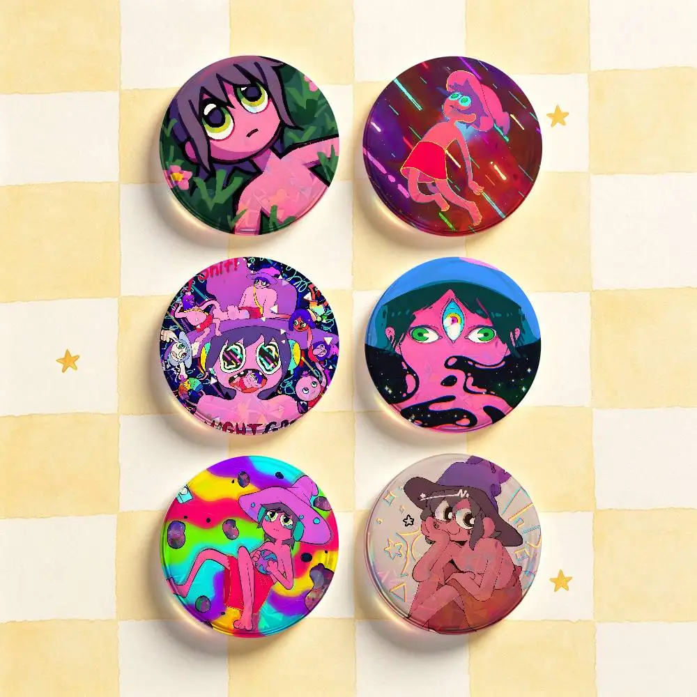 M-Midnight Gospel Badges Round Nijigen Otaku Culture IP peripheral products 58mm 44mm 32mm 75mm 25mm Mini