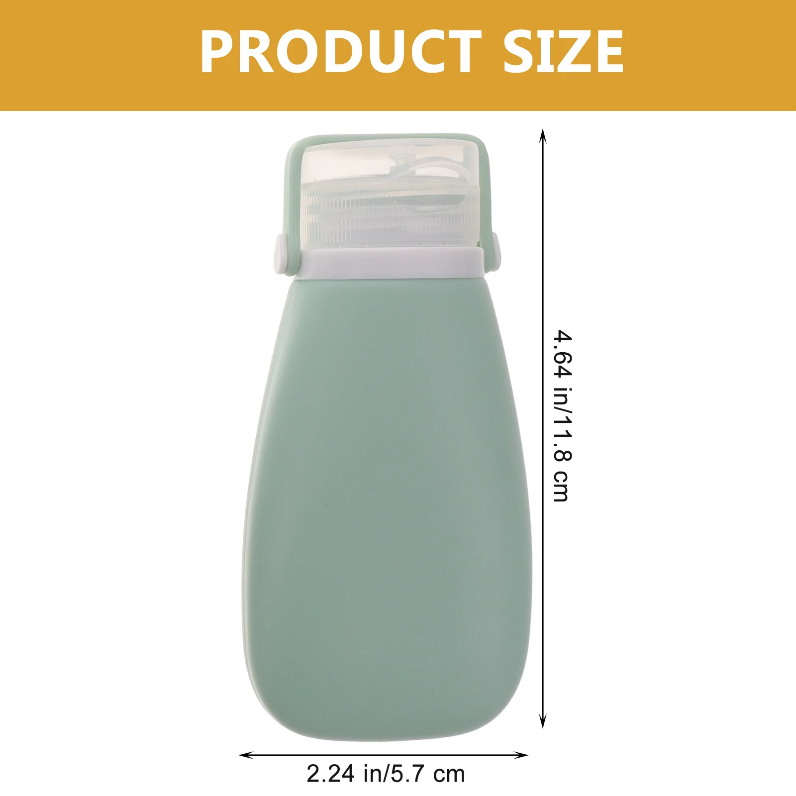 

4Pcs Leakproof Silicone Travel Bottles Squeeze Travel Lotion Containers Portable Refillable Shampoo Sub Bottles