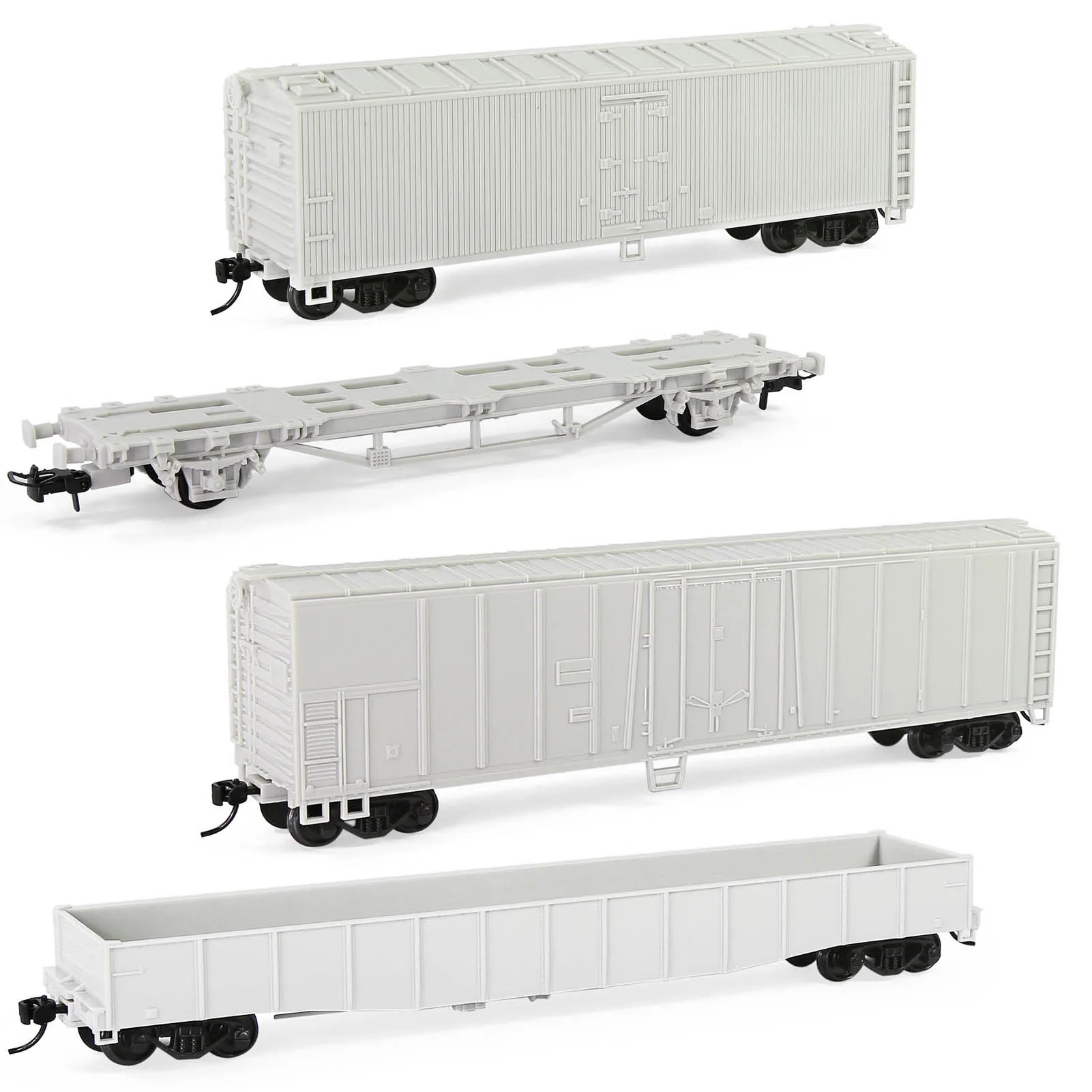 Evemodel One Unit HO Scale 1:87 Disassembled Blank Wagon Model Trains