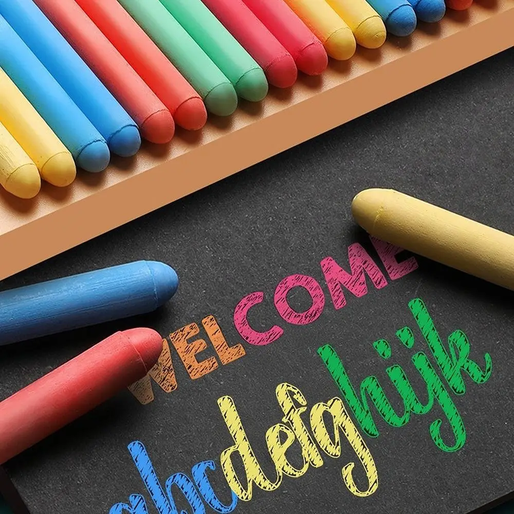 

Colored Water-soluble Chalk Erasable Non Dirty Hands Dust Free Chalk Blackboard Graffiti Painting Blackboard Writing Tool