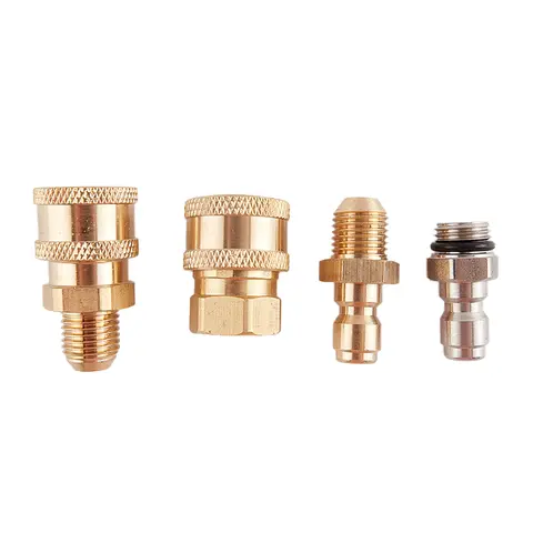 तांबे का 1/4 उच्च दाब वॉशर त्वरित युग्मन जल गन हाइड्रोलिक युग्मक 1 टुकड़ा 6 best sales जल युग्मन - №2