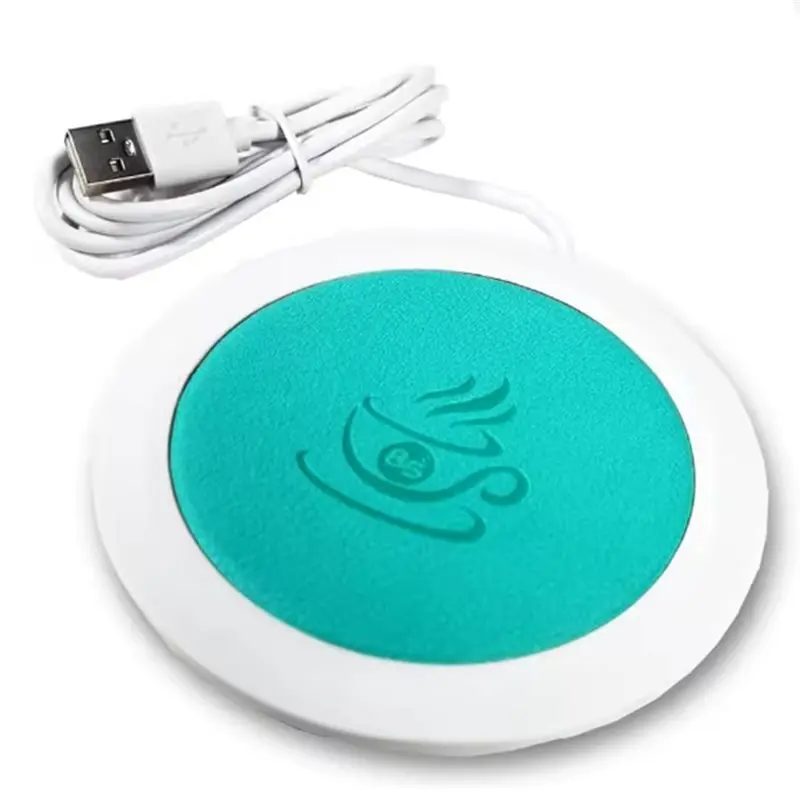ABRU-USB Electric Coffee Cup Warmer Heater Milk Tea Heating Pad Thermostatic Coasters Cup For Home Desk Office Desktop