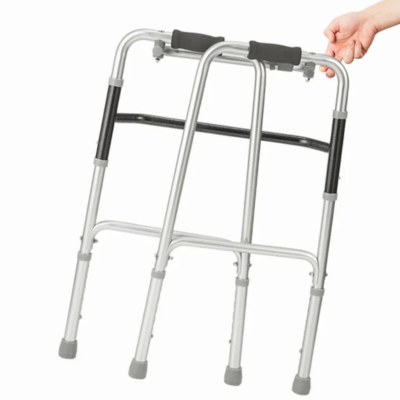 Rehabilitation Walker Adults Foldable aluminum alloy Lightweight Walking Aids For Disabled