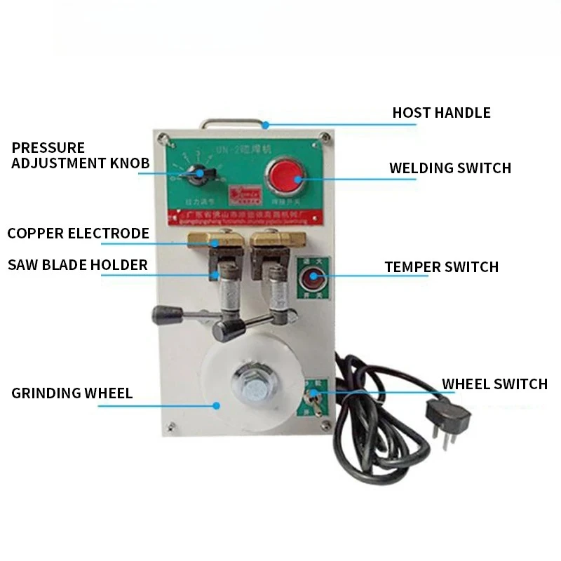 2000KW Mini Butt Welder for Metal Strip UN-2 Steel Strip Band Saw Blade Welding Machine with Tempering Function Industrial Use
