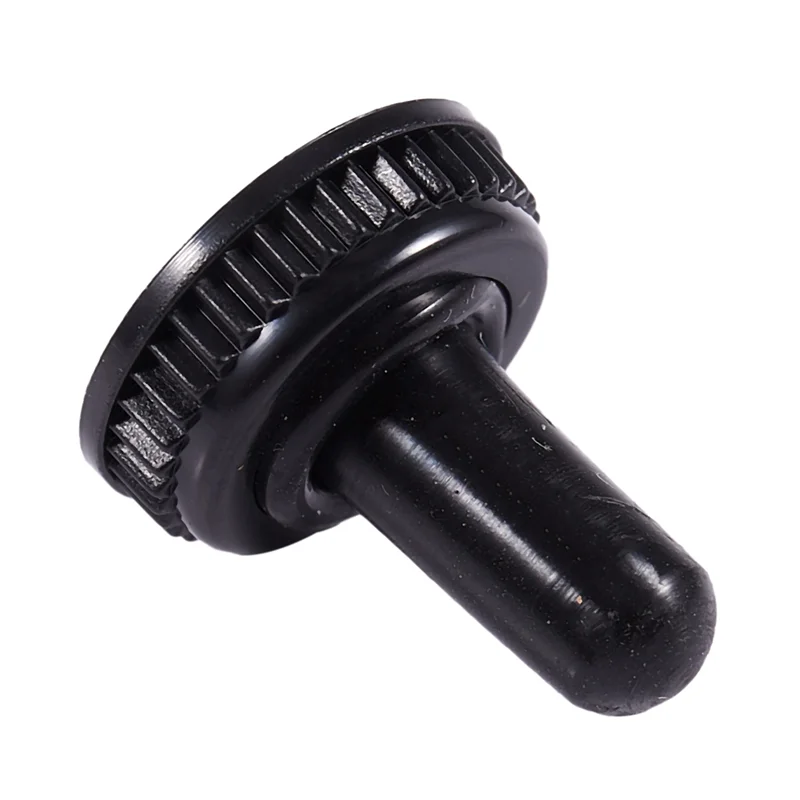 20 X 방수 토글 스위치 부트 캡 검정색 고무 커버 6Mm 직경-ABQU