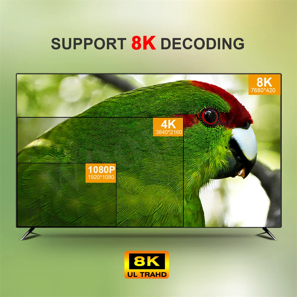 WOOPKER H96 ماكس X4 مربع التلفزيون الذكية أندرويد 11 Amlogic S905X4 8K AV1 مشغل الوسائط 4GB 64GB BT4.0 المزدوج واي فاي التحكم الصوتي تعيين صندوق