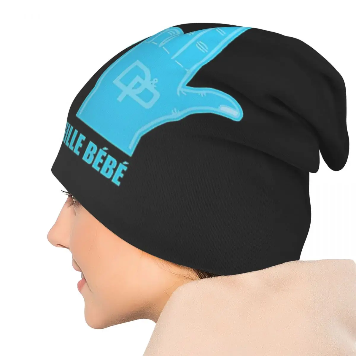 C'est Marseille Bebe JUL Skullies قبعة حريمي دافئة الخريف الشتاء في الهواء الطلق قبعة محبوك بونيه قبعات للرجال النساء الكبار