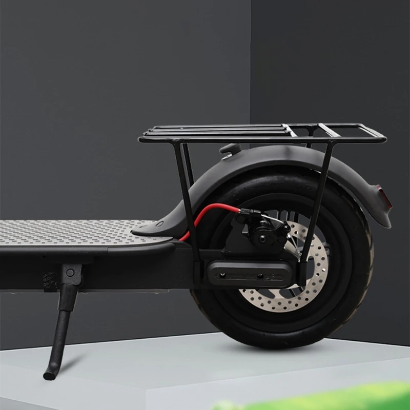 652F Electric Scooter Rear Rack Scooter Luggage Cargo Rack Thicken Rear Shelf Rack Aluminum Alloy Scooter Luggage Carriers