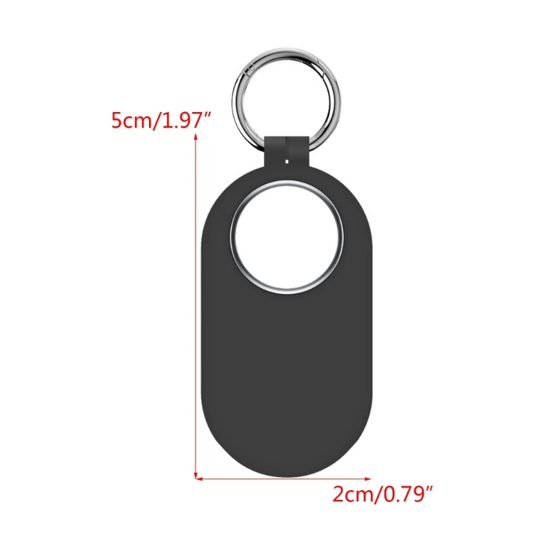 K1AA Suitable for Smarttag 2 Protective Case Silicone Keychain Pet Dog Locator Positioning Housing Anti-Scratch Cover