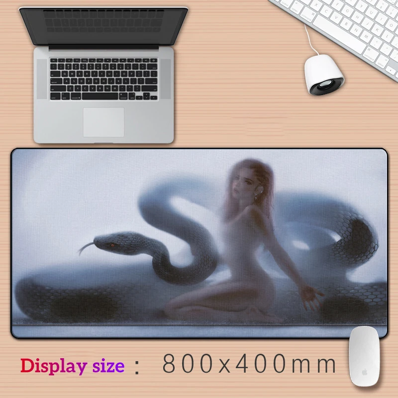 Anime Art Hand Drawn Ghostblade HD Printing XXL Mouse Pad Gamer Accessory Hot Large Computer Lock Edge Keyboard Mat  desk mat