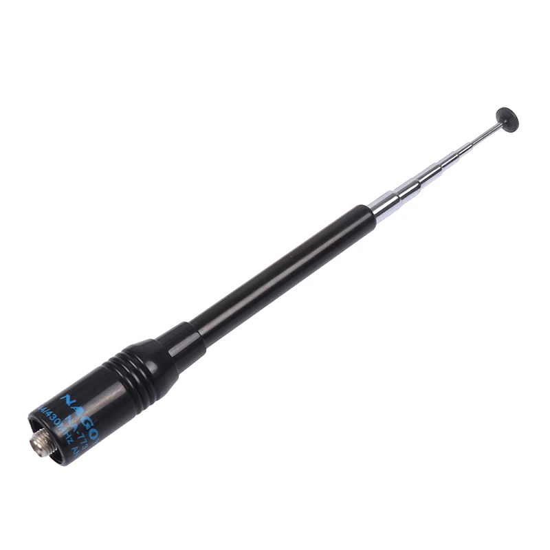 NA-773-antena telescópica de mano UHF + VHF para BAOFENG SMA-F/82/B5/B6 888S, UV-5R