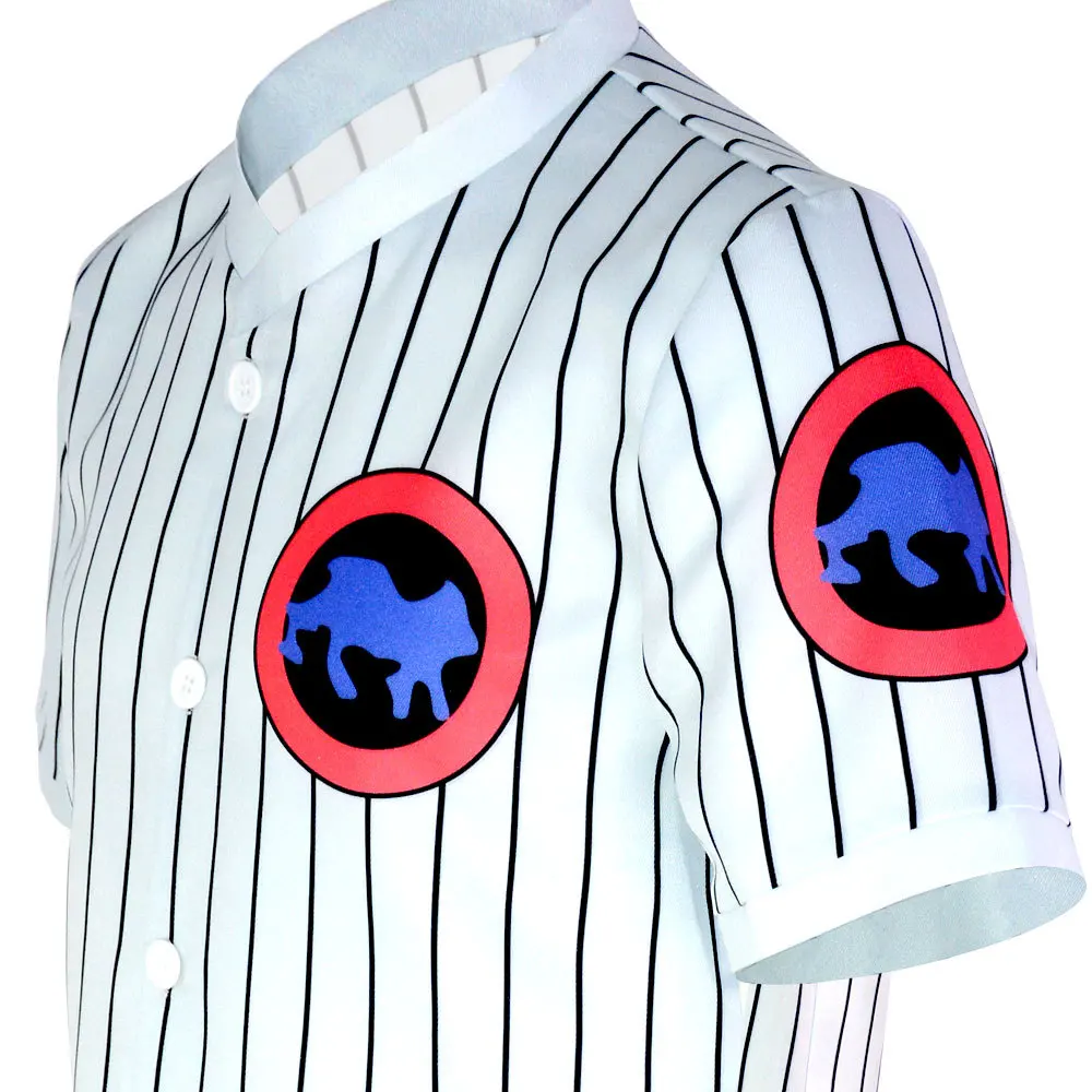 Anime Cosplay uniforme da Baseball a righe bianche Bizarre Adventure Stone Ocean Emporio Alnino Costume Jolyne Cujoh Men Outfit