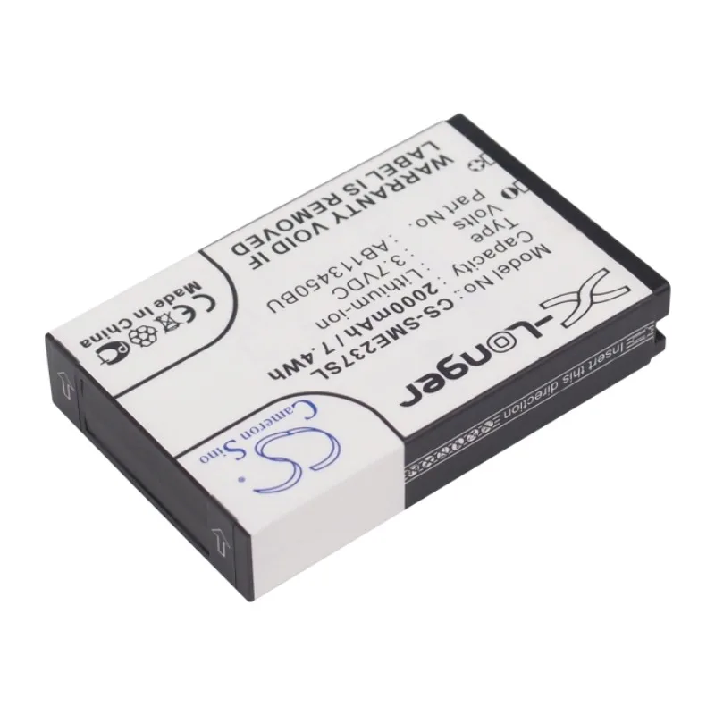 Cameron Sino 2000mAh Mobile, SmartPhone Battery for Samsung GT-E2370 E2370 Solid Xcover E2370 AB113450BU AB113450BUCSTD