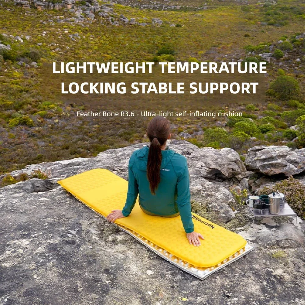 

Sleeping Pad for Camping R3.6 Ultra Light Automatic Inflatable Pad Portable and Lightweight for Outdoor Hiking Camping