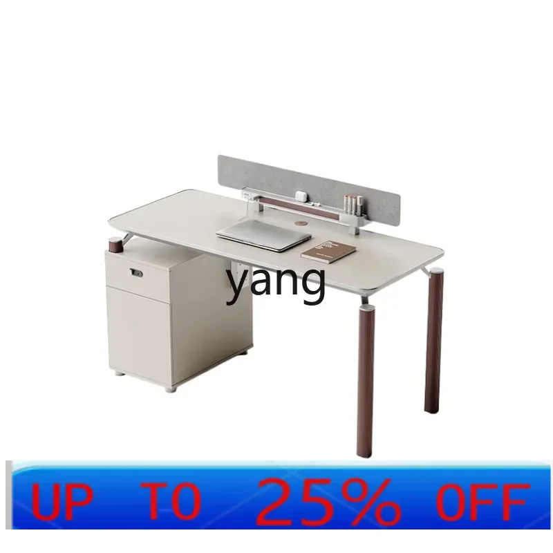 CX  Three-Seat Office Desk and Chair Combination Creative Simple Modern Station Staff Card Office