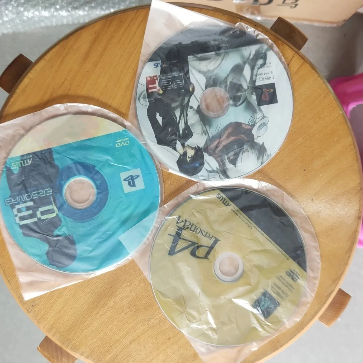 PS2 شخصية 3 + 4 لعبة نسخة 3 قطعة CD P3 P4 Iori Junpei RPG سائق بصري ألعاب القرص Takeba Yukari أجزاء آلة تأثيري أقراص مضغوطة كبيرة