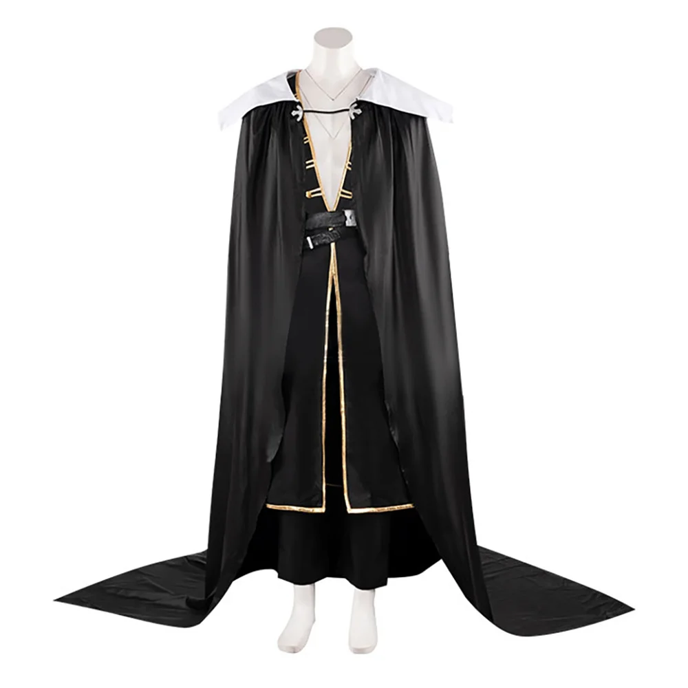 Game Season 4 Alucard Cosplay Costume Black Uniform For Men Christmas Halloween Party Outfits