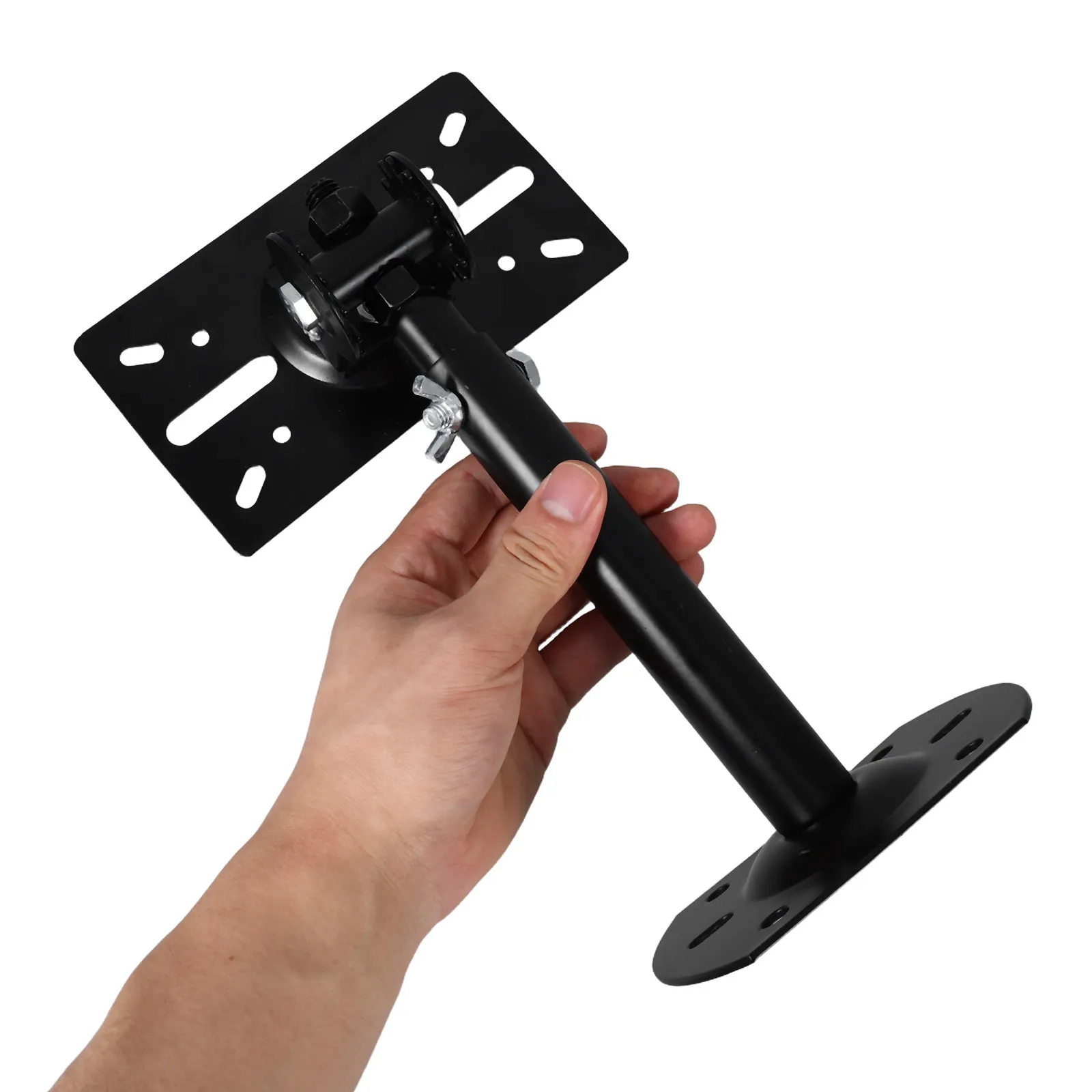 Adjustable Heavy Duty Speaker Mount Holder for Wall Ceiling Box Speakers Stable Vibration Resistant Sleek Design Easy Install