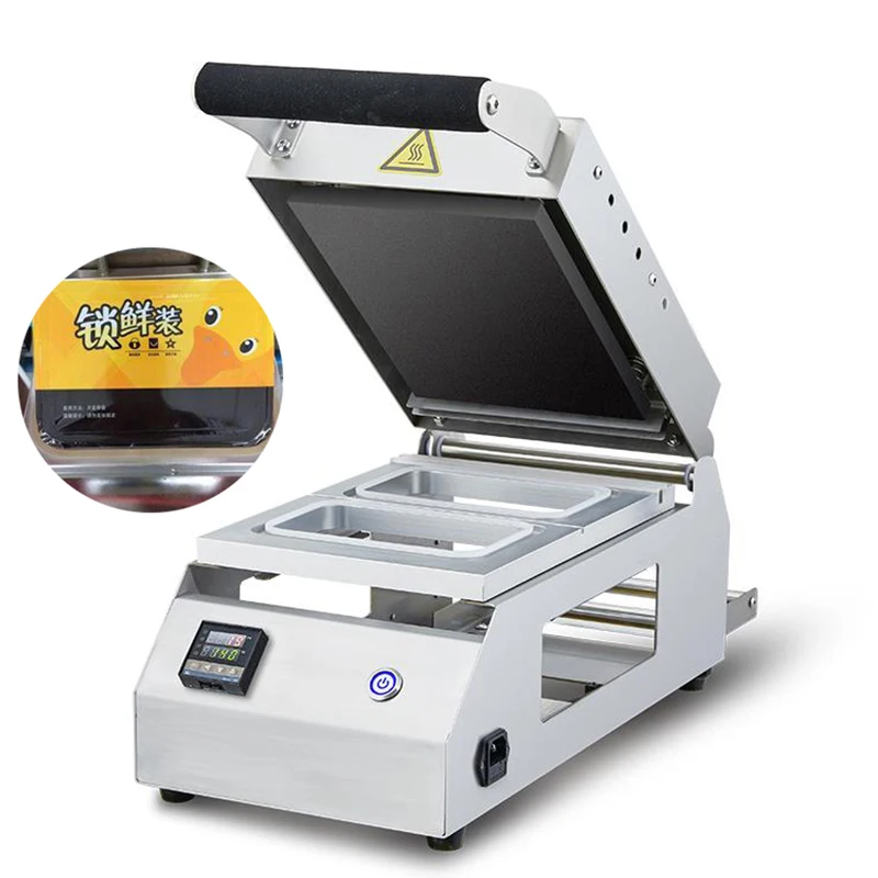 Máquina Manual de Sellado por Inducción para Vasos de Plástico y Frascos de Líquidos, Selladora de Mariscos Frescos y Langostas