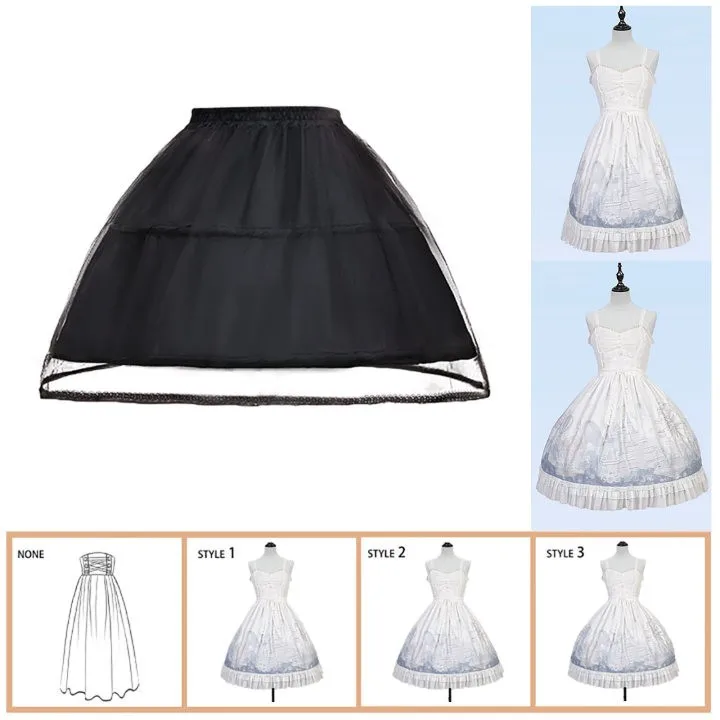 Bloemenmeisjes Petticoat Onderrok Cosplay Party Korte Jurk Jupon Enfant Fille Lolita Ballet Tutu Rok