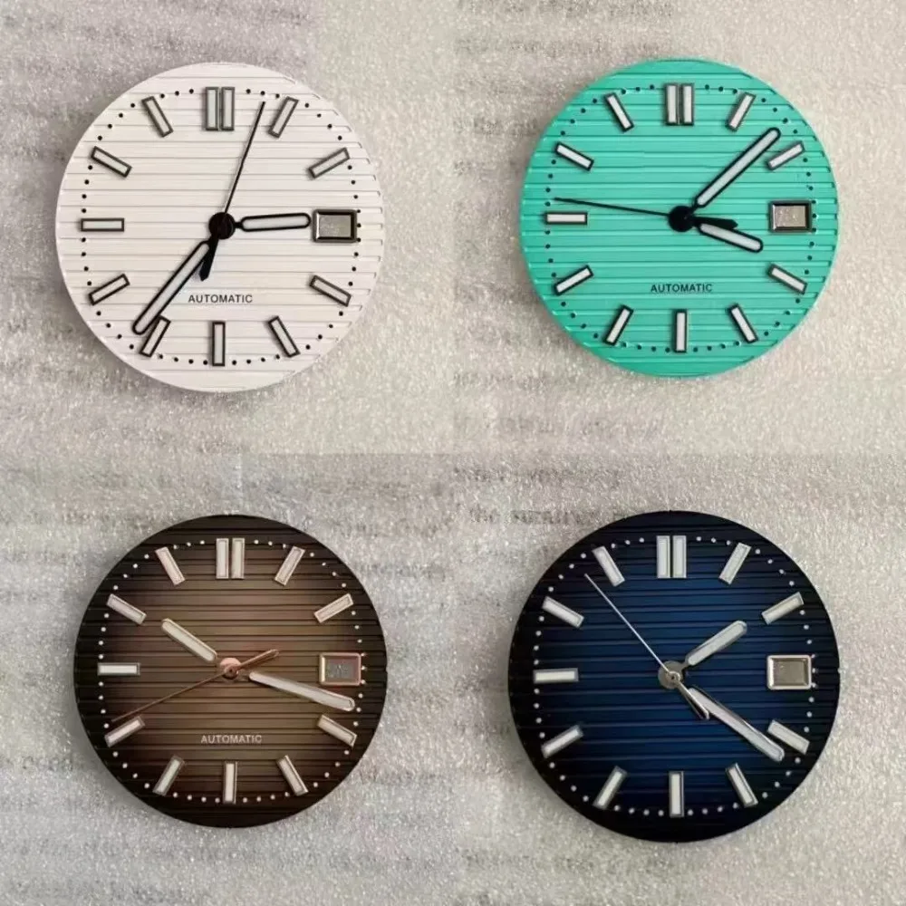 

30.5mm NH35 Dial S Green Luminous Modified S Dial Watch Hands for Nautilus PP Suitable for NH35 NH36 Movement Watch Parts NEW